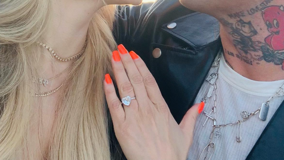 Avril Lavigne zásnubný prsteň