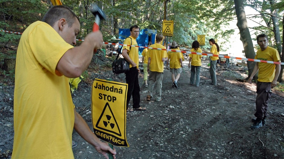 Ťažba uránu na Jahodnej v Košiciach