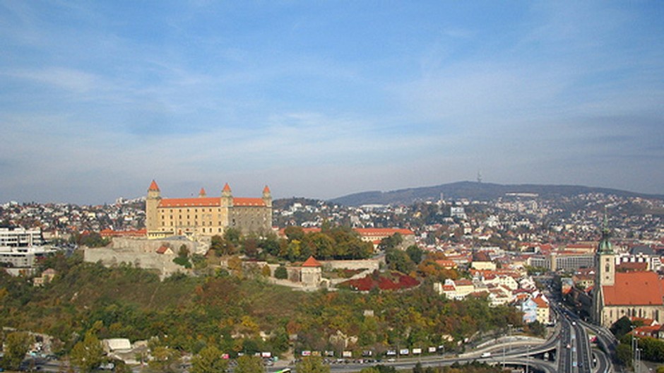bratislava výhľad na hrad