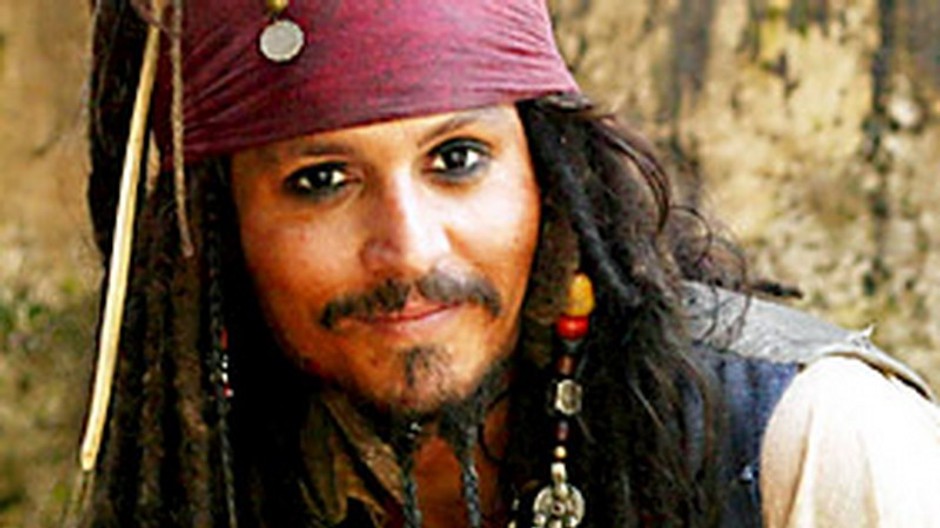johnny depp ako pirát