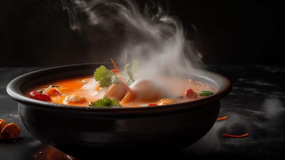 steam-rises-from-homemade-vegetable-soup-wood