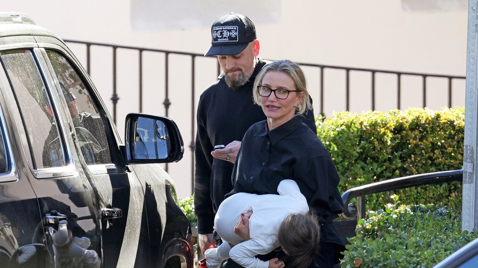 Cameron Diaz s rodinou