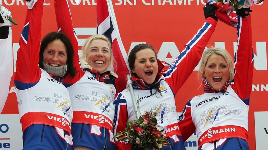 ženská štafeta Nórska
