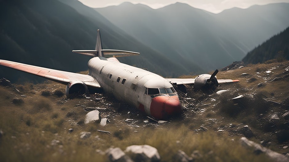 crashed-airplane-in-the-mountains