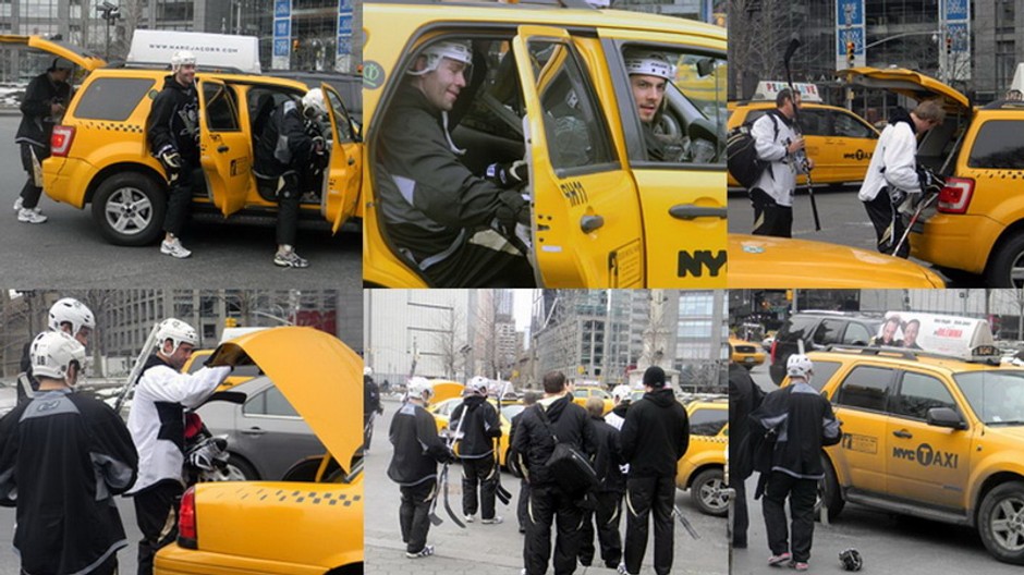 Hráči Pittsburghu išli na tréning taxíkmi