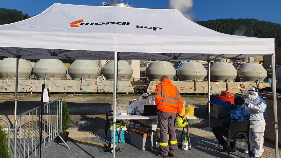 SCP Mondi testovanie pr správa