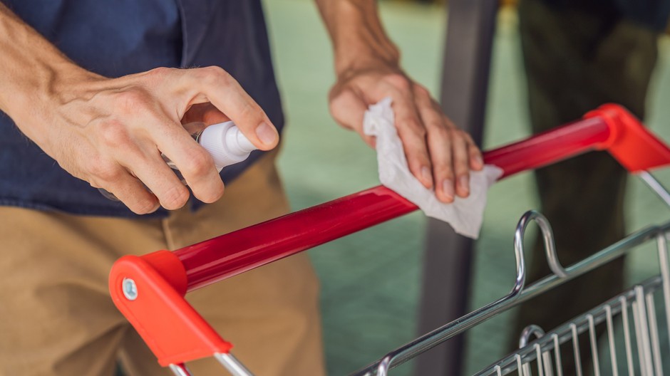 Nákupný košík dezinfekcia PR správa