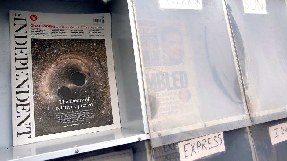 The Independent noviny ilustračné foto