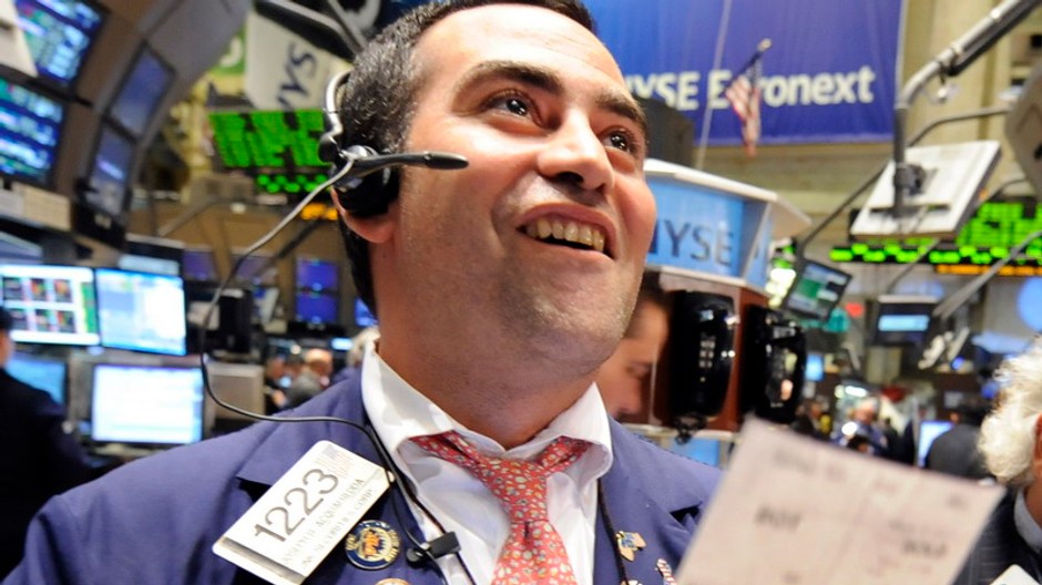 Usmiaty maklér na Wall Street