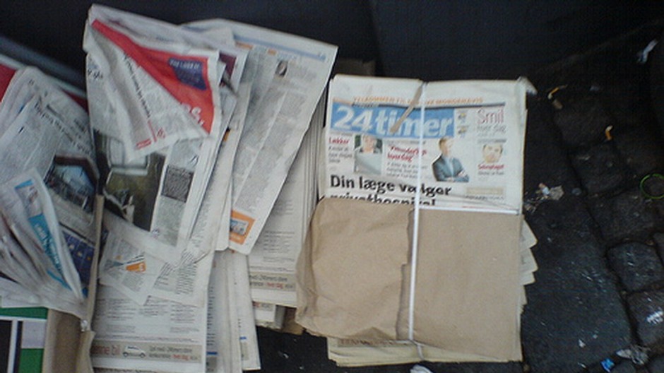 papier noviny zber