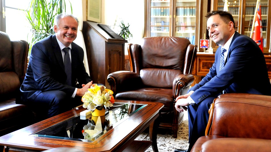 Andrej Kiska a Peter Kažimír