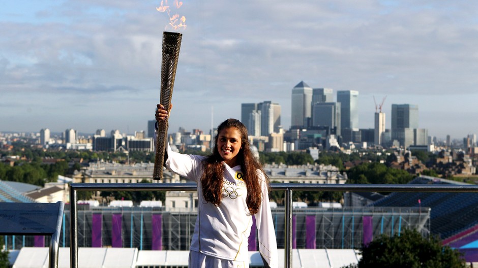 pochodeň olympijská Londýn
