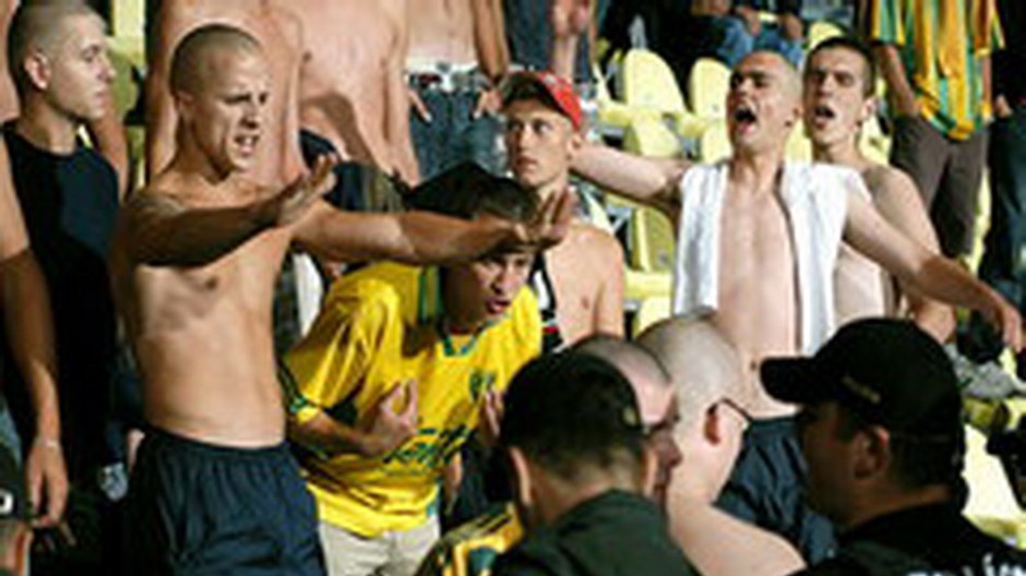 chuligáni trenčín futbal