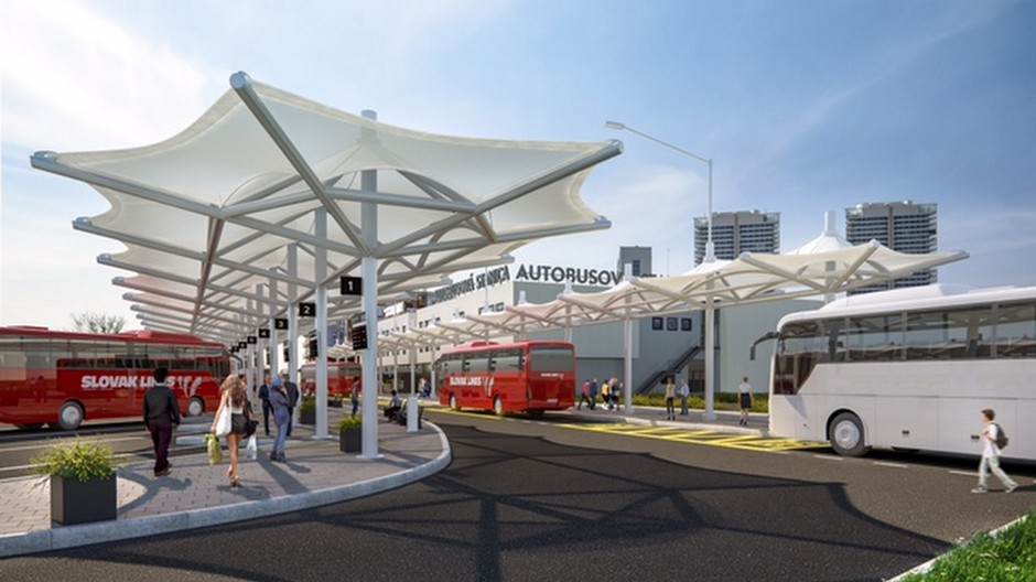 Bratislava dočasná autobusováý stanica