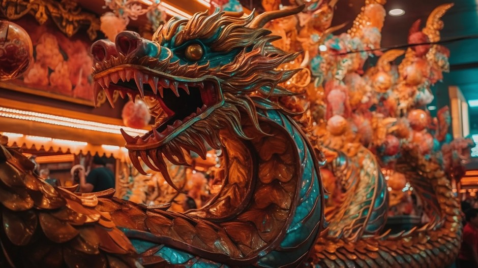 multi-colored-dragon-statue-symbolizes-chinese-spirituality