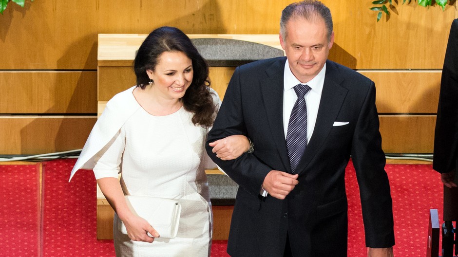 Andrej Kiska s manželkou Martinou 2