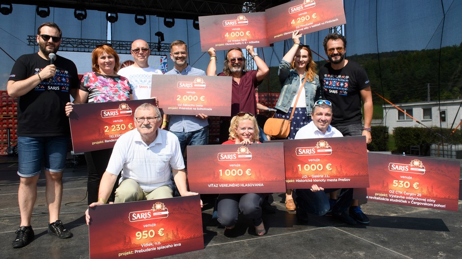 Šariš podpora PR správa