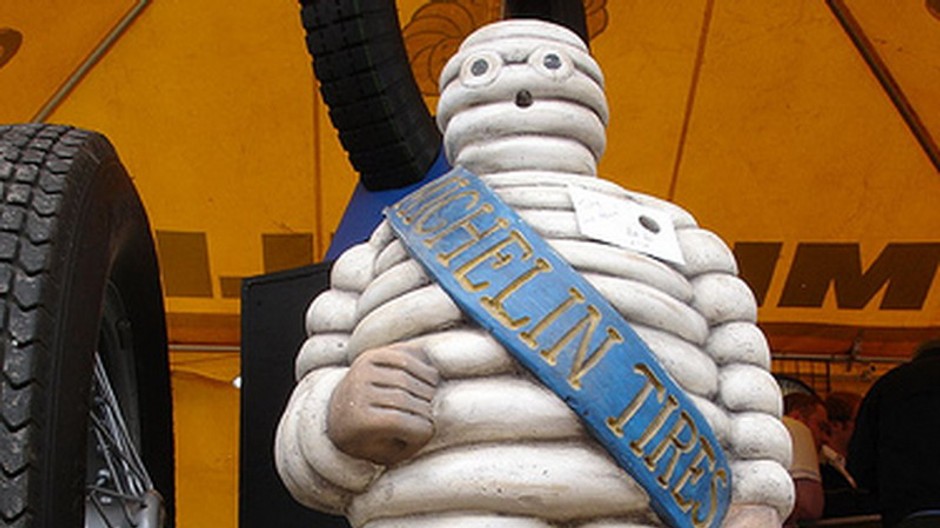 michelin - výrobca pneumatík - maskot