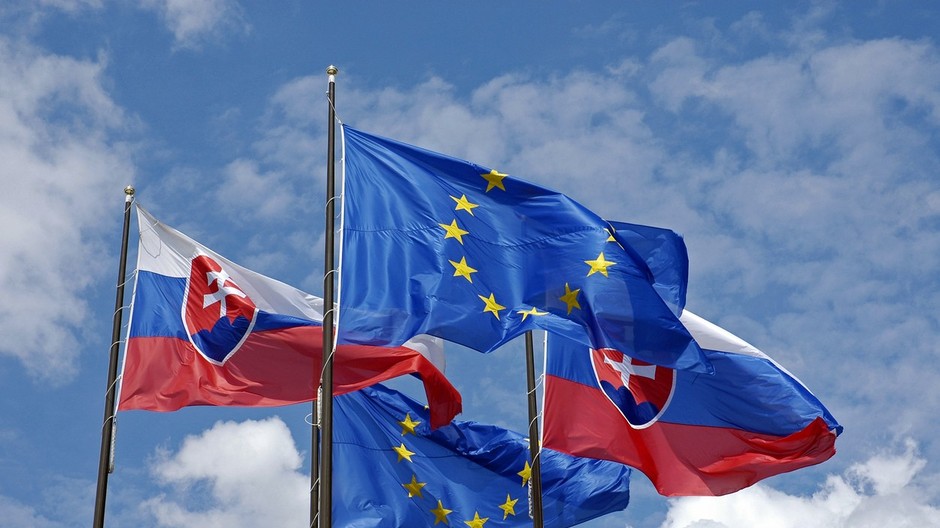 Slovensko, vlajka, predsedníctvo, Európska únia