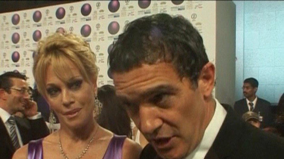 Melanie Griffith a Banderas na festivale
