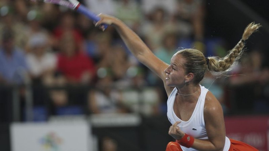 Cibulková na Hopman Cupe v cope