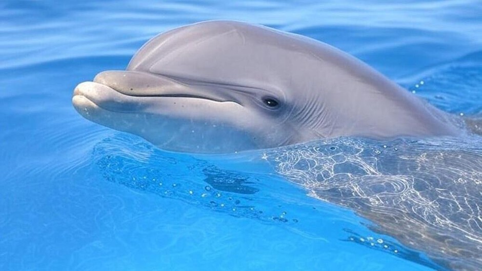 dolphin-in-water