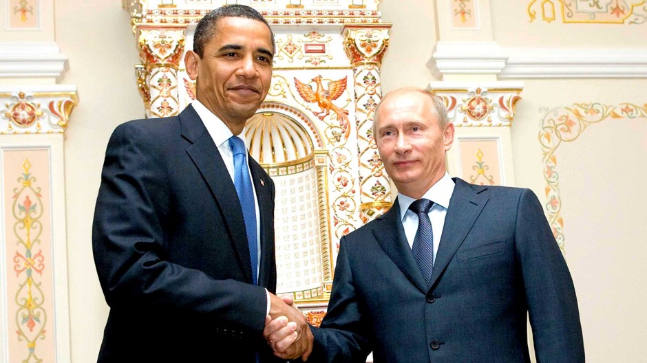 Vladimir Putin Barack Obama spolu stretnutie