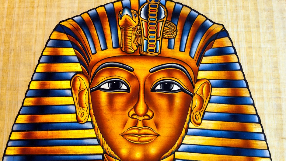 Tutanchamón - kresba