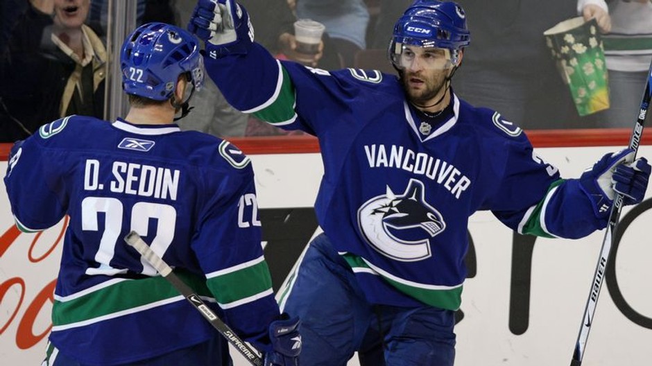 Demitra Sedin po góle