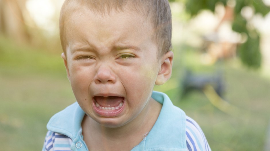 dieťa. plač