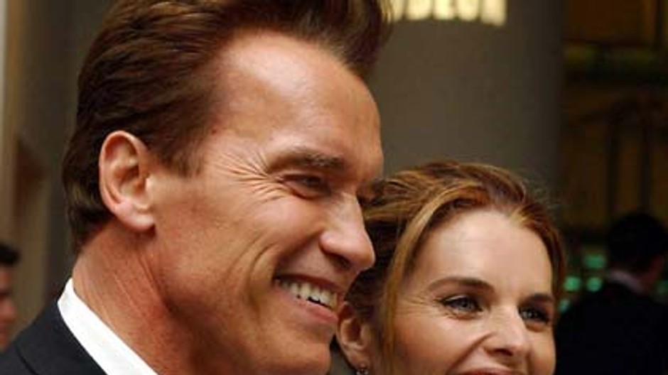 Arnold Schwarzenegger so svojou manželkou.