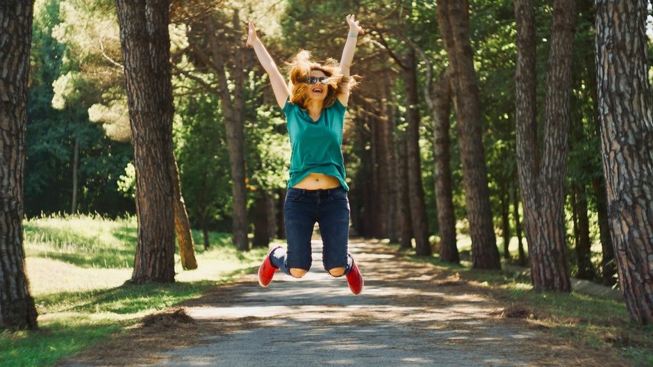 žena, šťastná žena