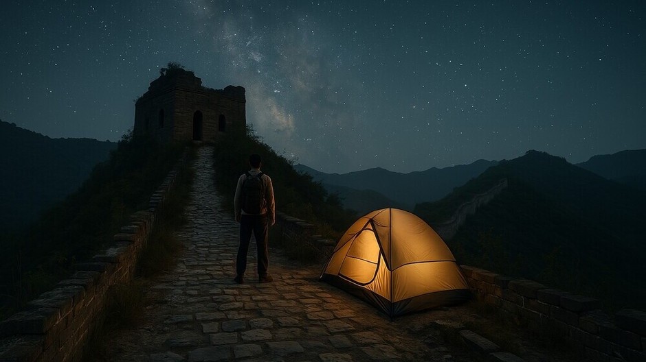 stealth-camping-on-the-great-wall-of-china