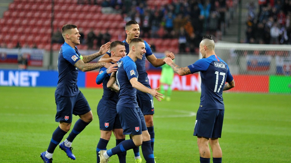Slovensko vyhralo nad Ukrajinou- Liga národov