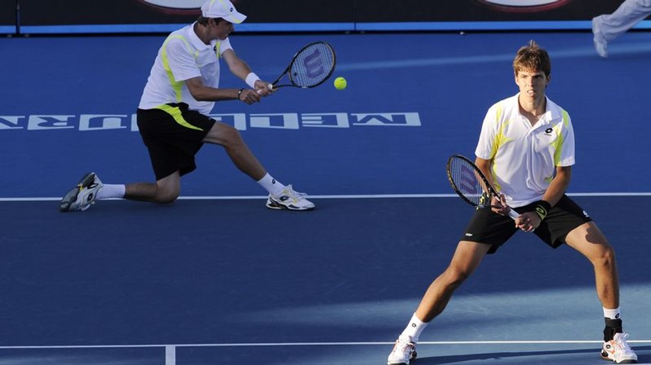 Filip Horanský a Jiří Veselý na Australian Open 2011