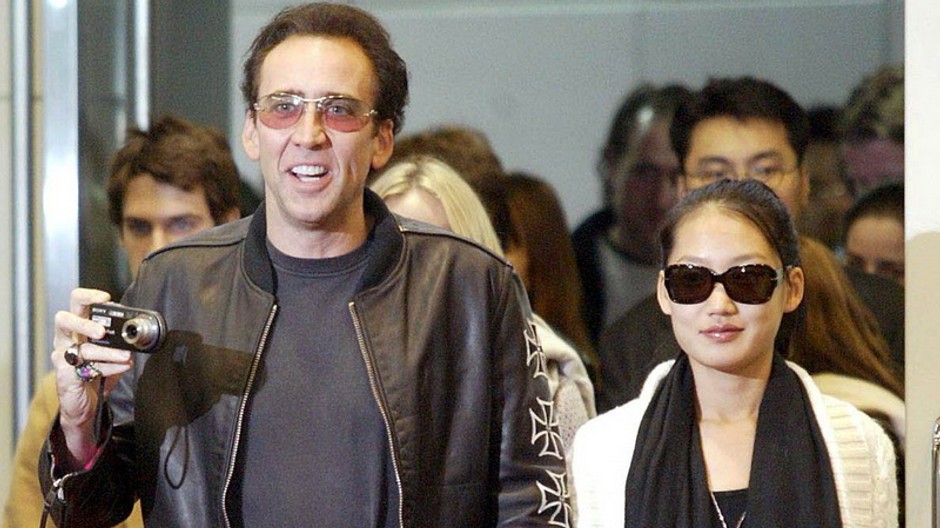 Nicolas Cage a manželka Alice Kim