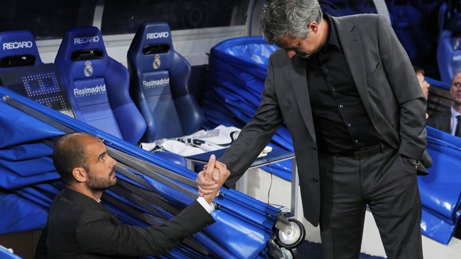 Guardiola a Mourinho