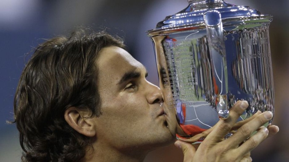 Federer s trofejou