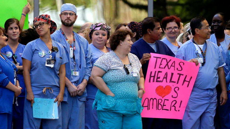zamestnanci nemocnice, kde pracovala Amber Vinson, nakazená ebolou