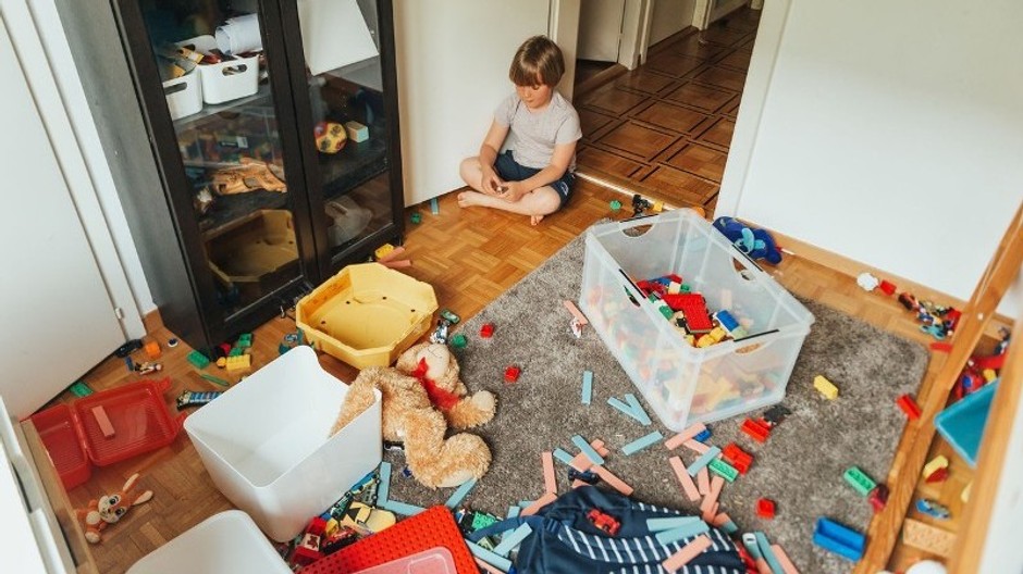 neporiadok, detská izba