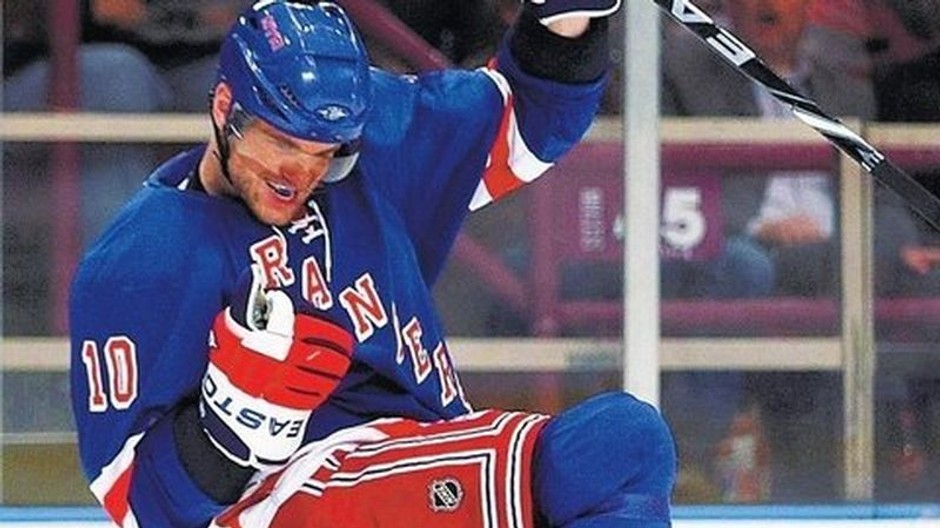 Marián Gáborík v drese NY Rangers