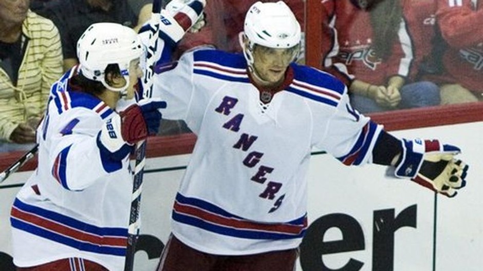 Marián Gáborík v drese NY Rangers