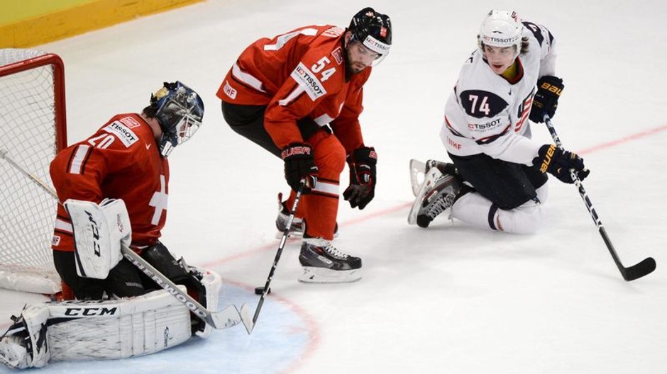 semifinále MS, Švajčiarsko-USA