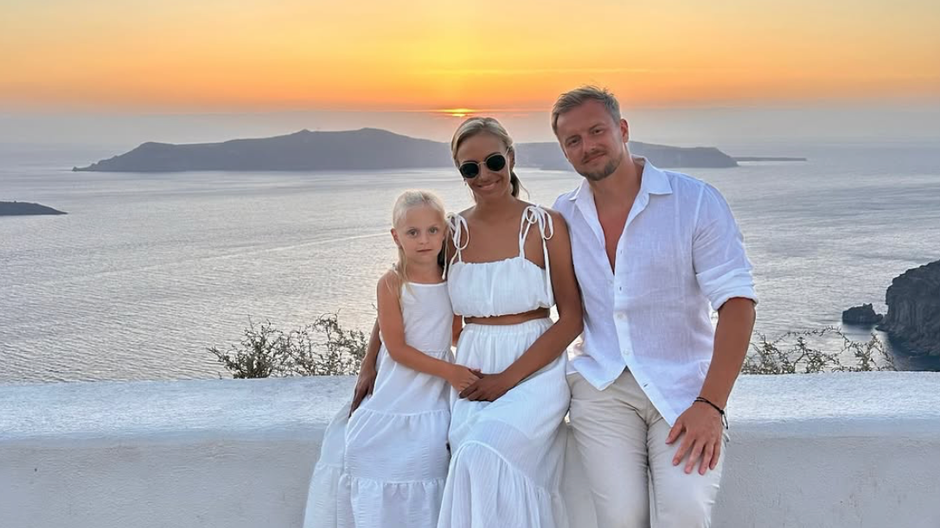 Markéta Konvičková s rodinou