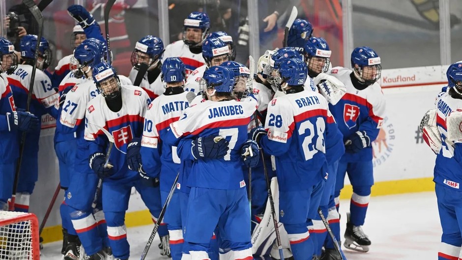 Slovenskí hokejisti do 18 rokov