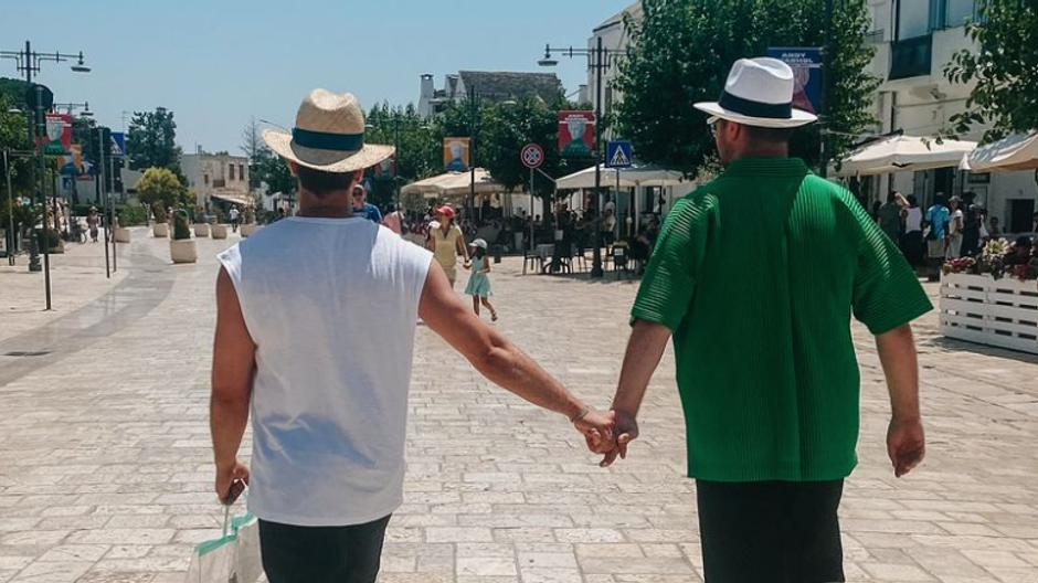 Milan Peroutka a partnerom