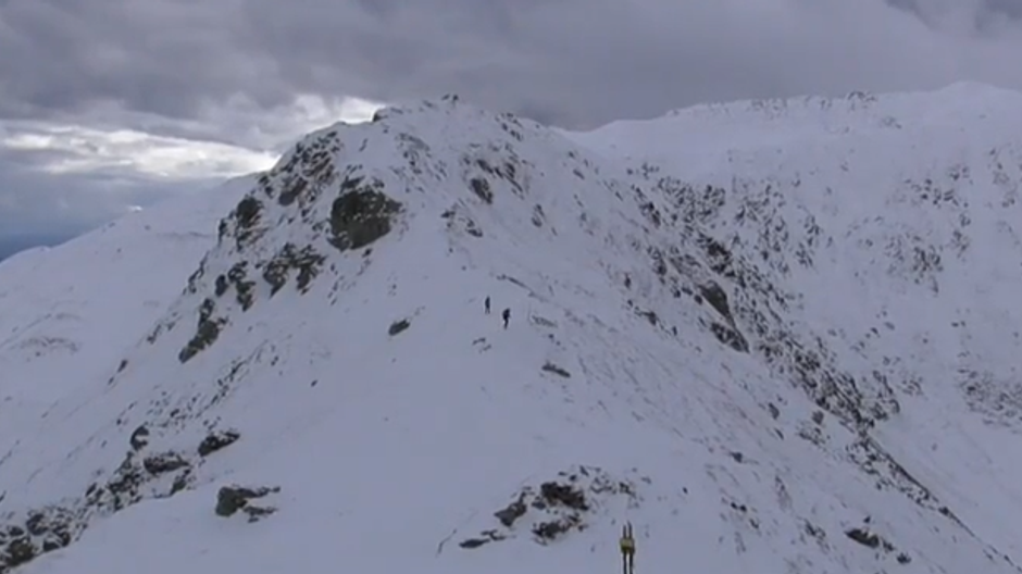 Lavína Kopec Sneh Hory il