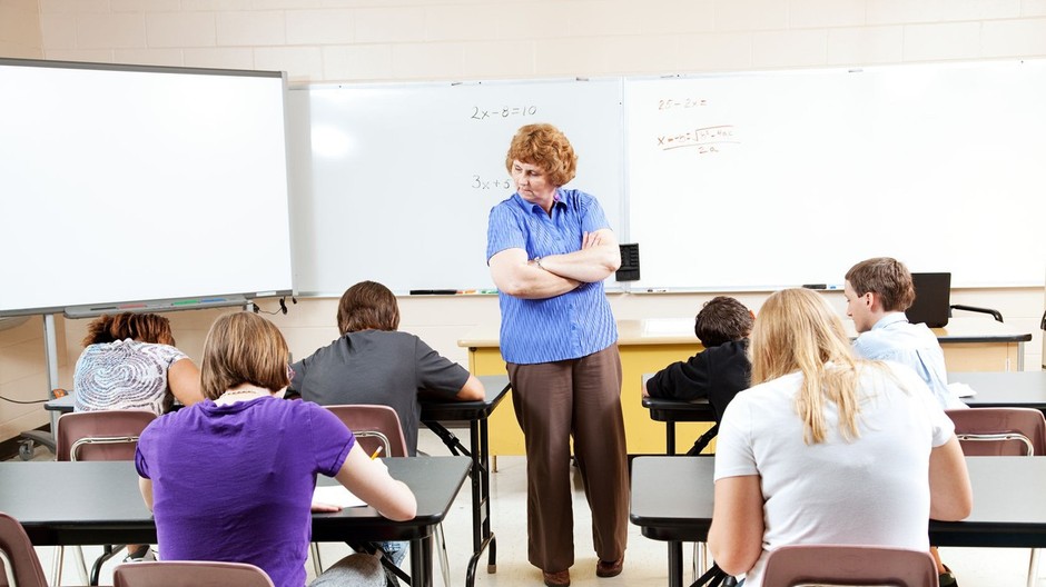 Trieda, učenie, ilustračná