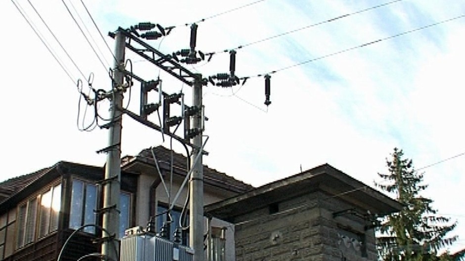 Stožiar elektrina vedenie