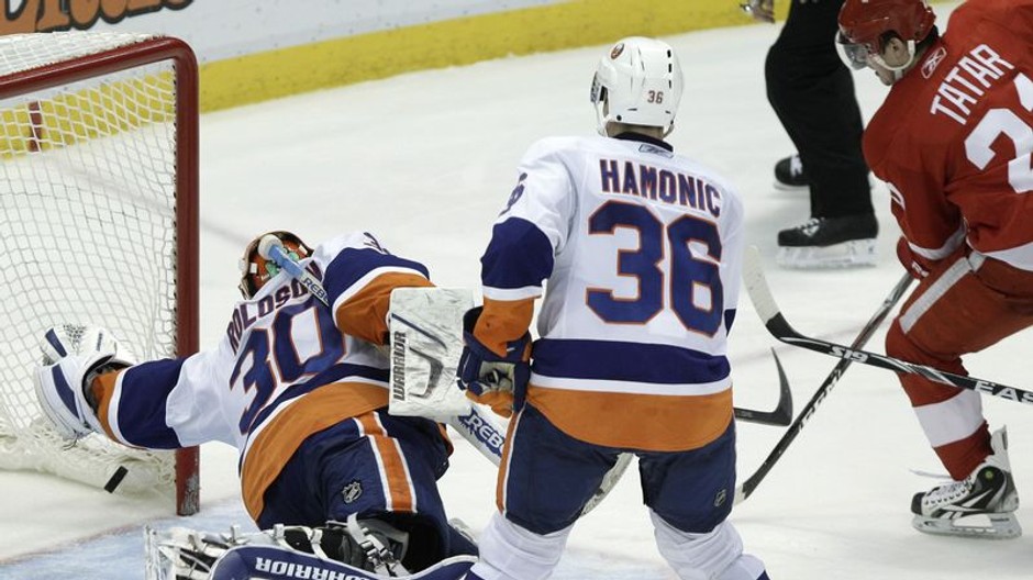 Gólový debut Tomáša Tatara v NHL